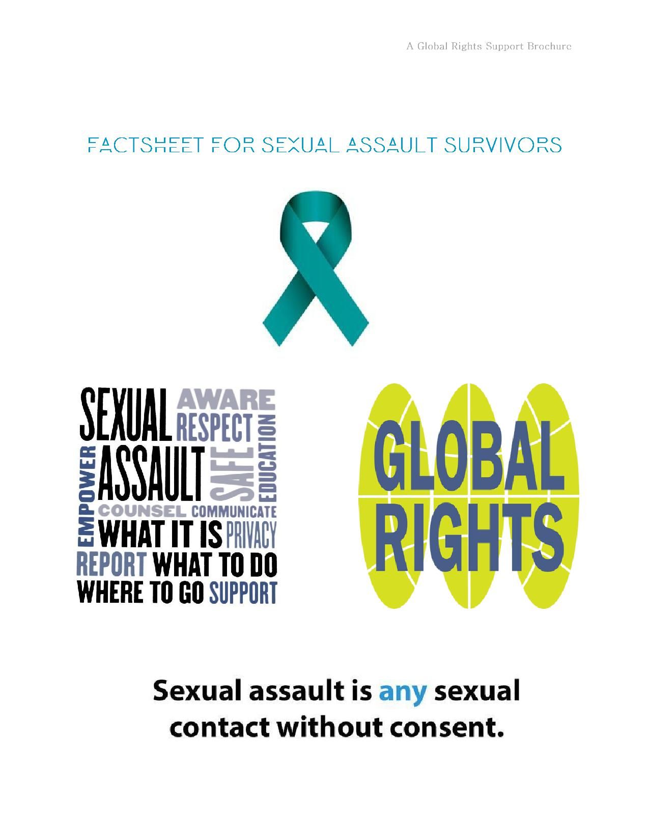 Factsheet for Sexual Assault Survivors